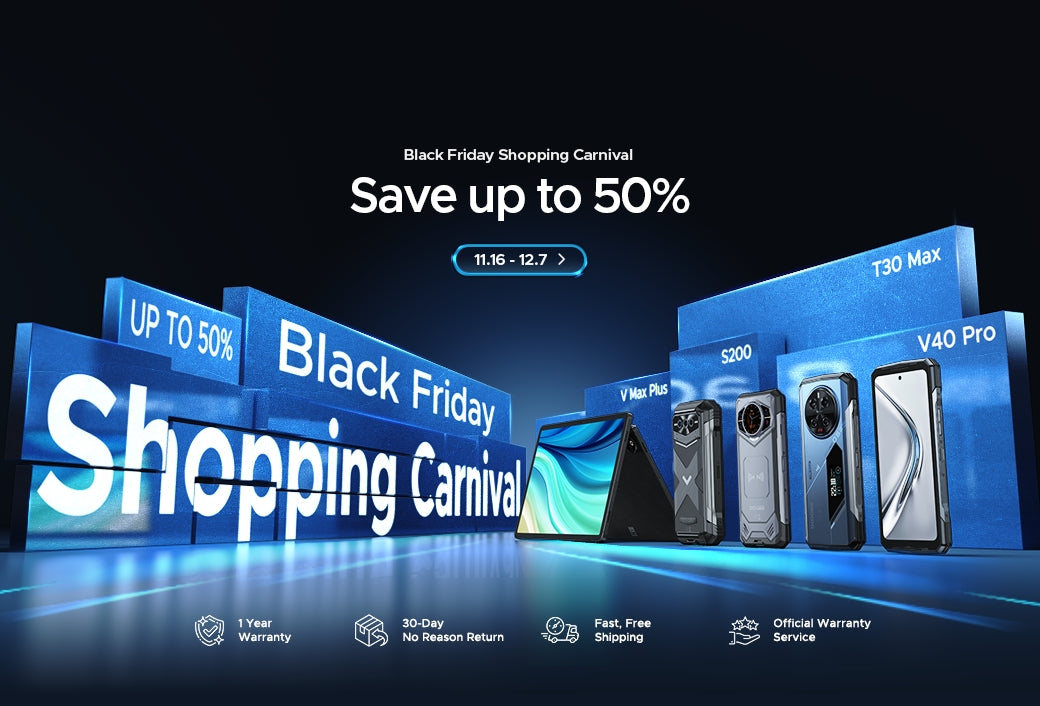 DOOGEE Black Friday Carnival: Up to 50% off, $100 off Selected Products