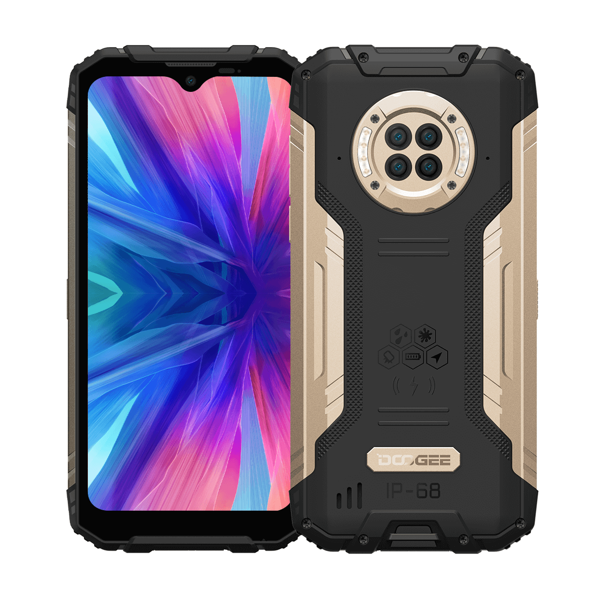 DOOGEE S96GT 8GB+256GB AI Quad Camera & 20MP Night Vision Powerful Rugged Phone 4K UHD